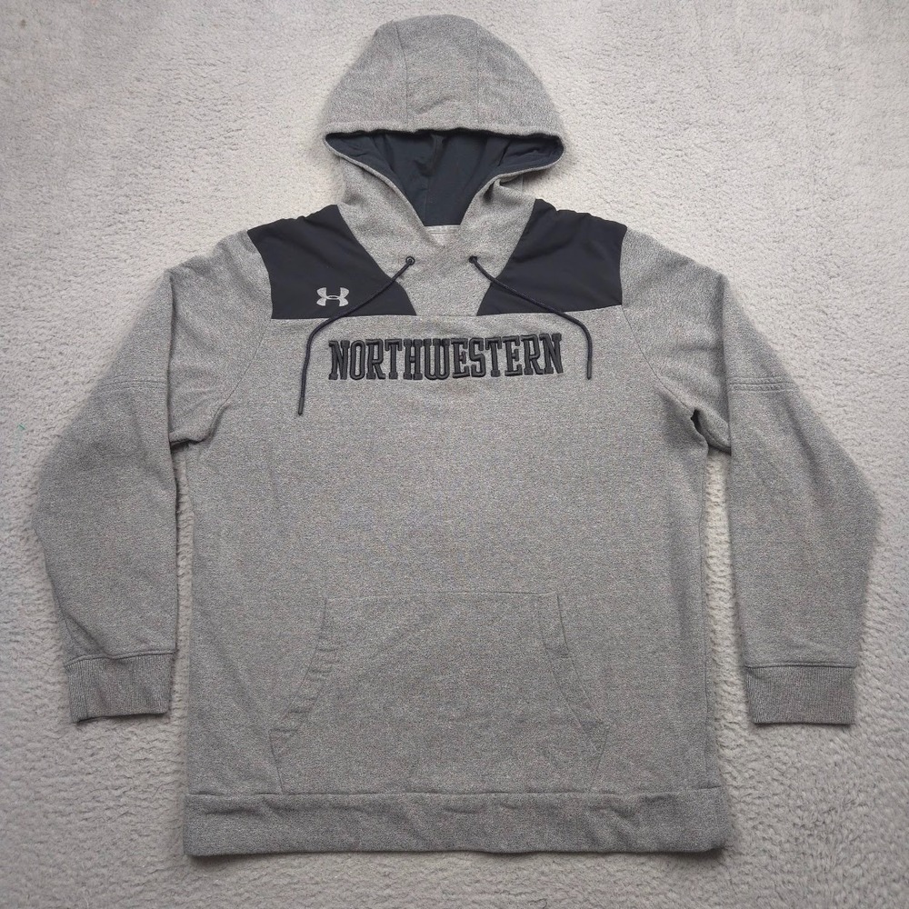 Under Armour Northwestern Wildcats Football Team Issued Lou Ayeni Hoodie XL 2018